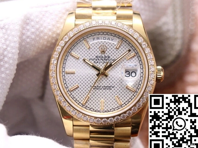 M228348RBR-0005 EW Dial Day-Date Rolex Silver Factory 0406